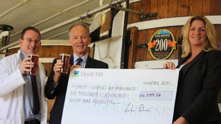 Palmers raise over £6,500 for Dorset & Somerset Air Ambulance