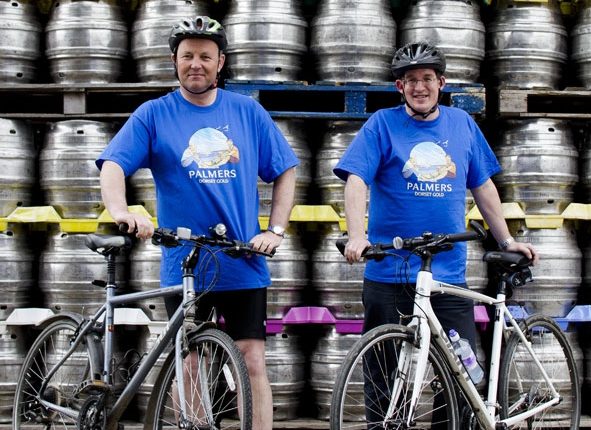 Palmers pair in charity cycle ride
