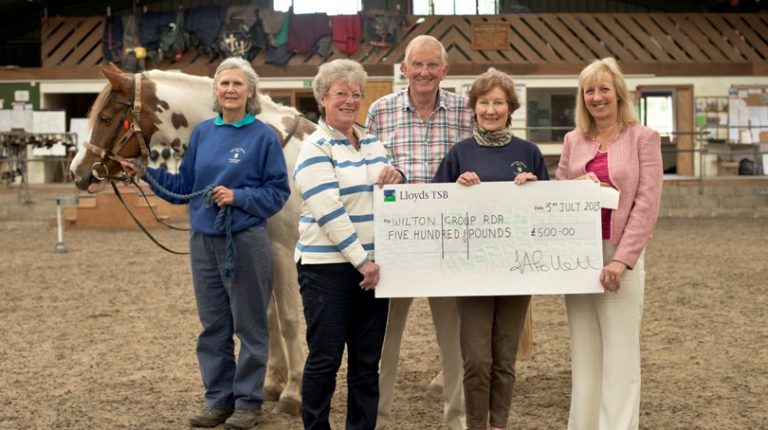Horseshoe Inn and Palmers sponsor RDA horse