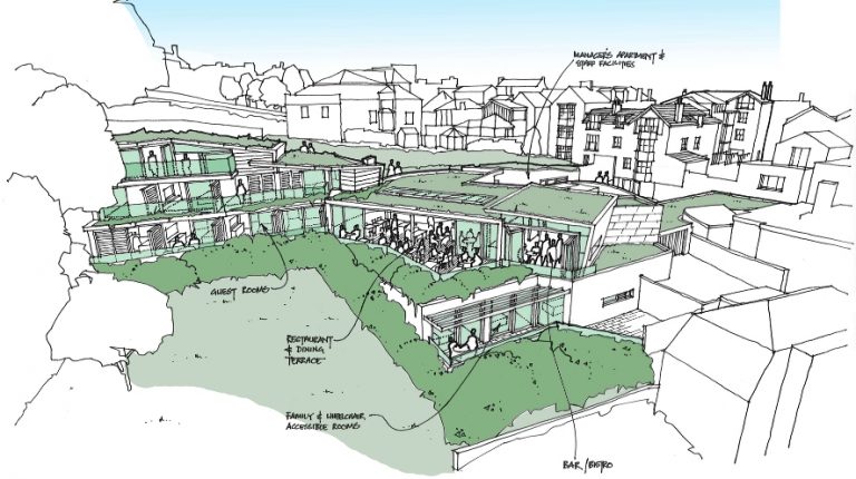 Palmers present final Three Cups plans to Lyme Regis town council