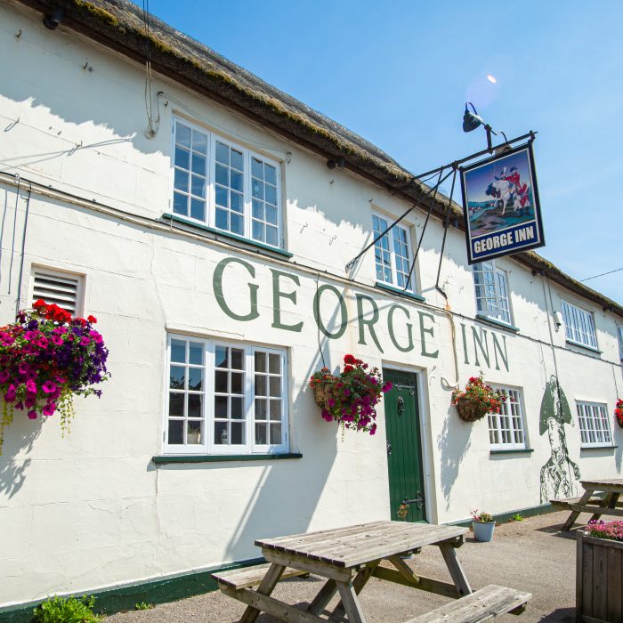 George Inn pub Chideock exterior