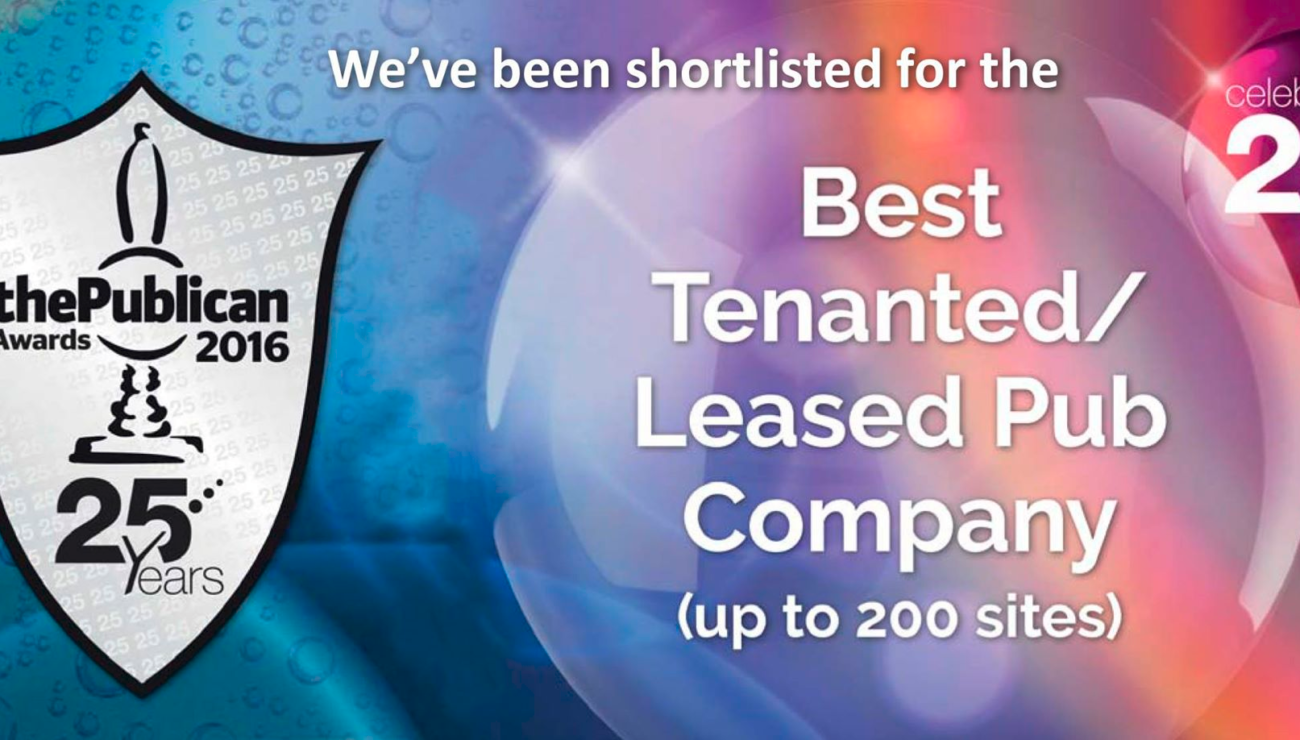 Palmers shortlisted for Publican Awards 2016
