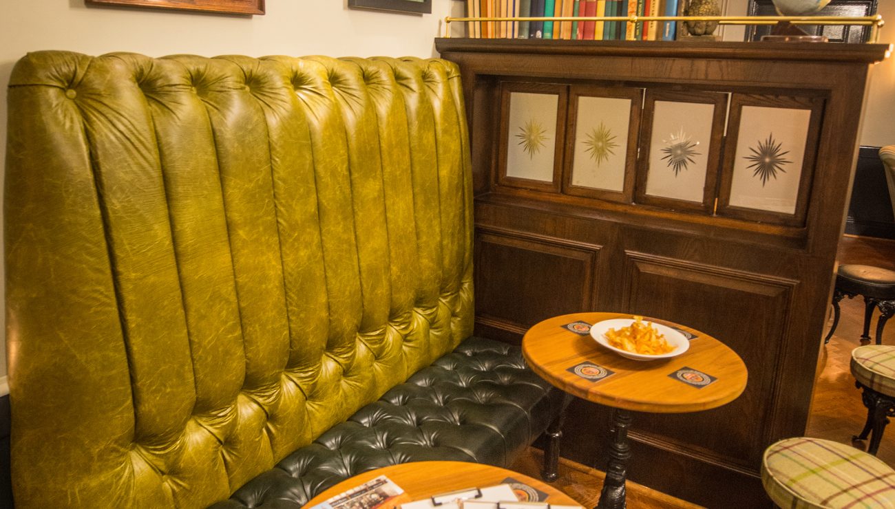 Seating area in the Red Lion Beaminster.