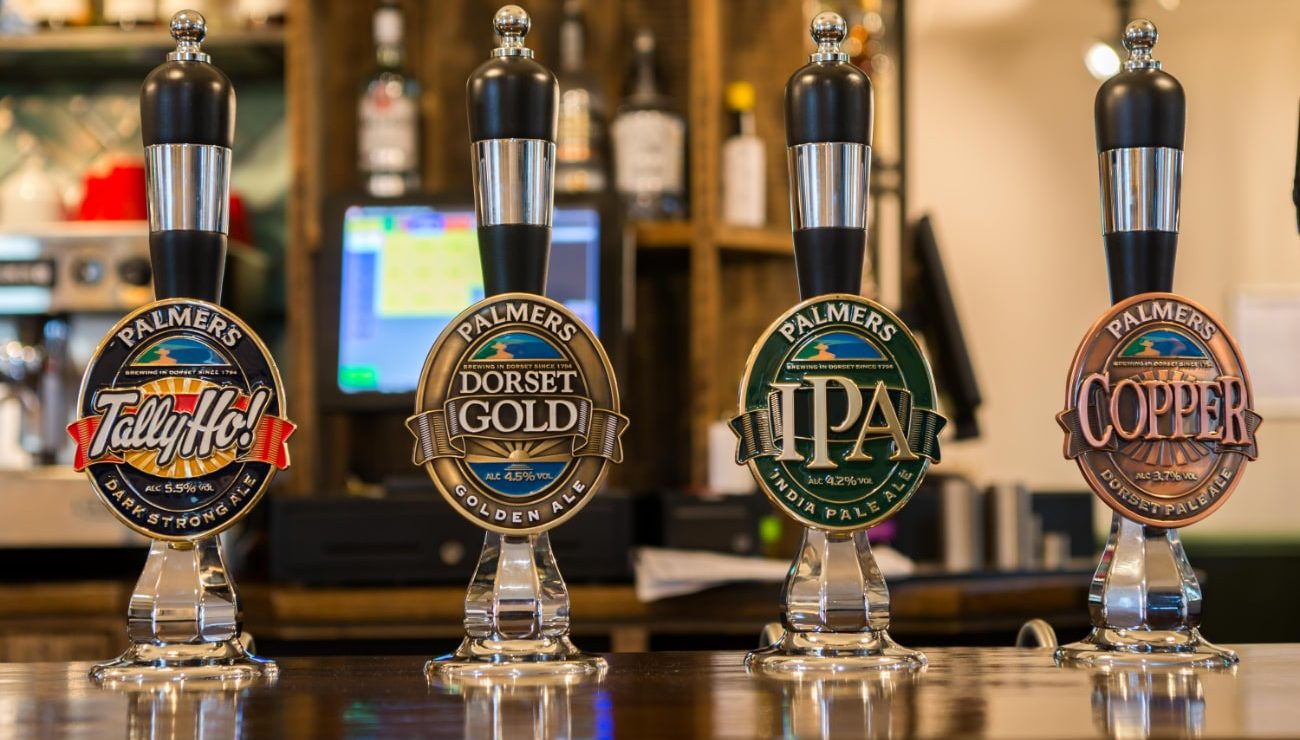 White Lion Beer Taps