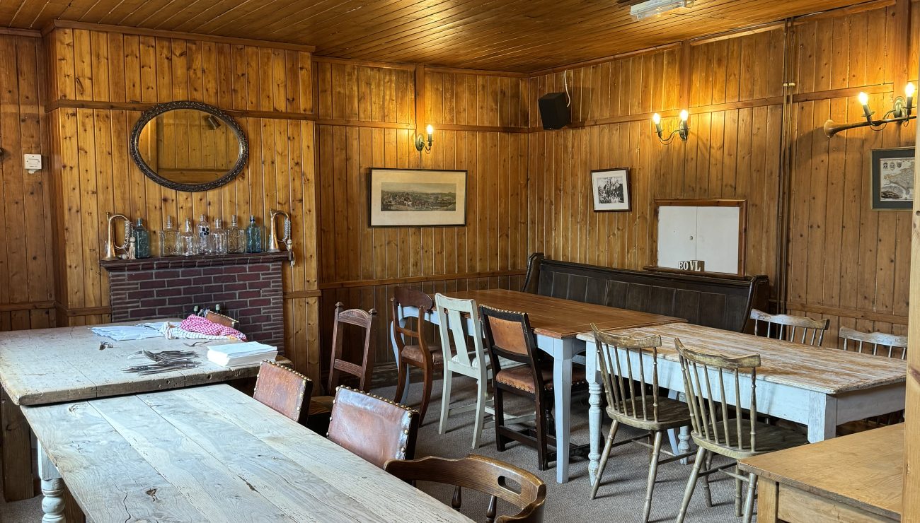 Separate dining area at the Three Horseshoes