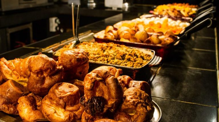 Carvery at Swan's Nest pub in Exminster.