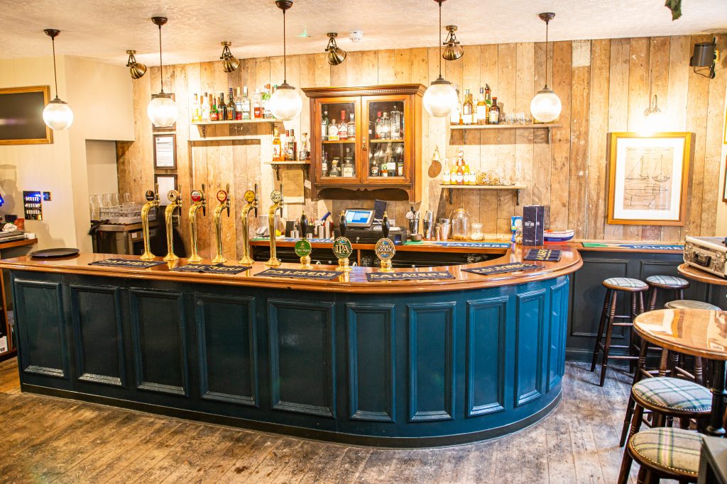 Ship Inn Lyme Regis refurbished bar