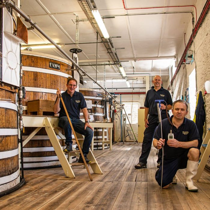 Brewery tour. The fermentation room.